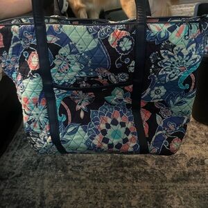 Vera Bradley Floral Quilted Tote Bag